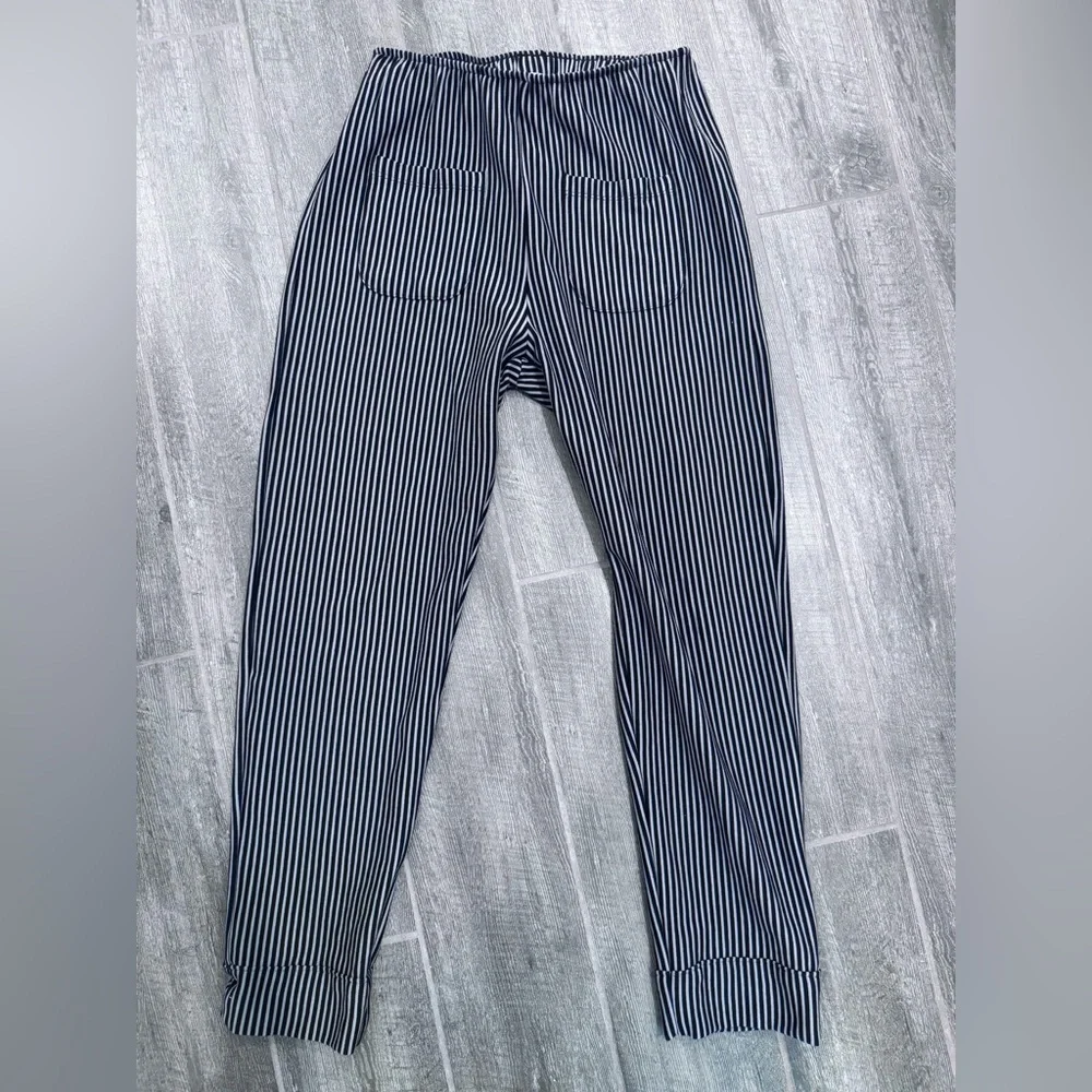 Iridium Joey Sweat‎ Pant With Cuff Striped Womens XS Pima Cotton